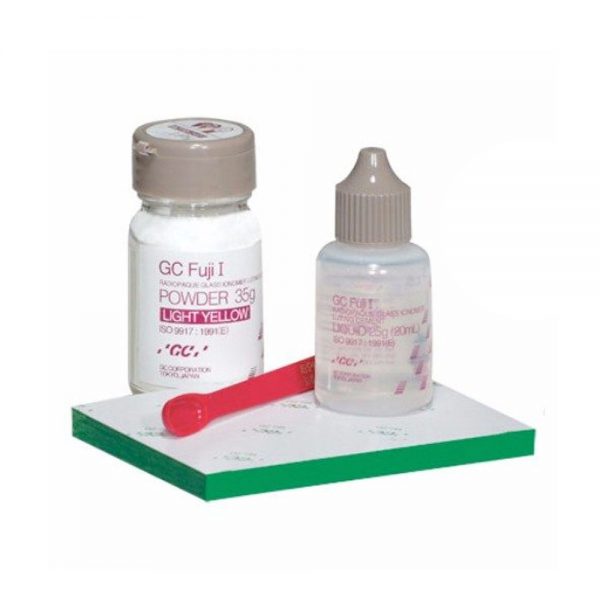 Dentcruise-Dental GC Fuji I radiopaque self cure glass ionomer luting lining cement 35GM 1