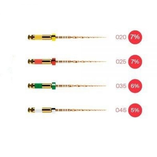 Dentcruise-Dentsply Protaper Gold 21mm S2 Rotary File Refill Pack-6