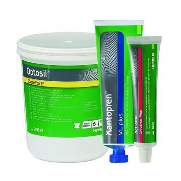 Dentcruise-Heraeus Kulzer Optosil Putty Set C Silicon + Xantopren + Activator Dent 1