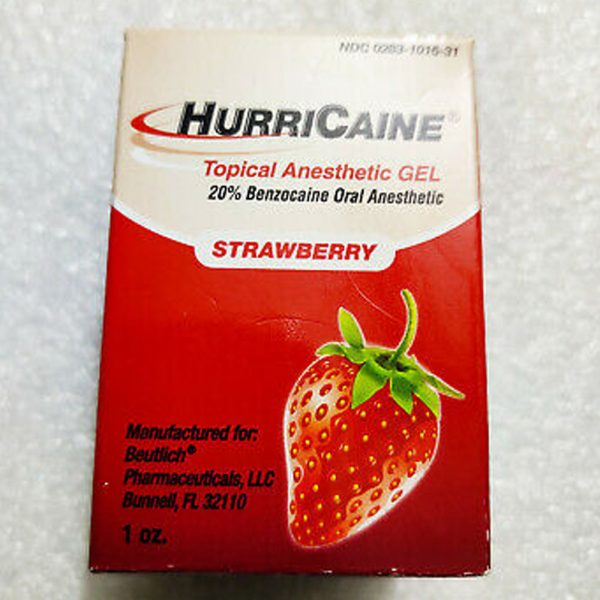 Dentcruise Hurricaine Topical Oral Anesthetic Gel Strawberry-1