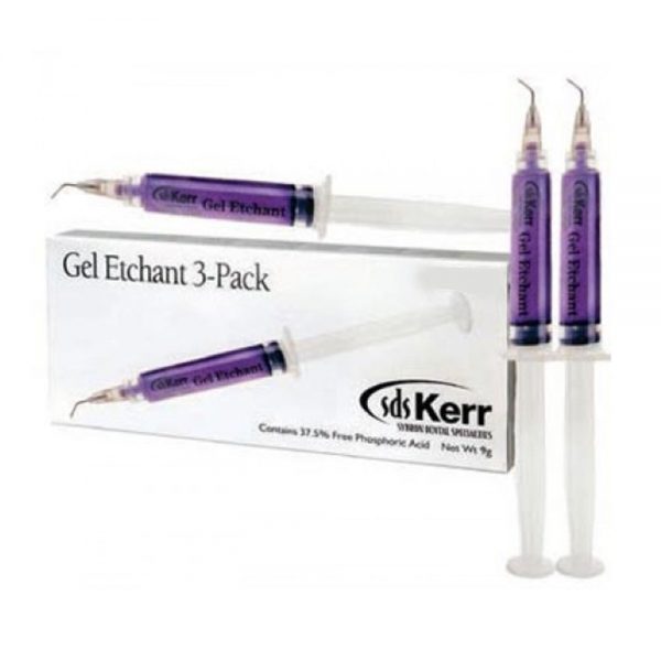 Dentcruise-Kerr Gel Etchant Phosphoric Acid Gel 3 X 3gm Pack Dent