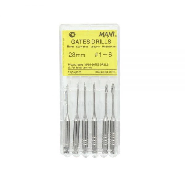 Dentcruise-Mani Gates Glidden Drill 1-6 Assorted-1