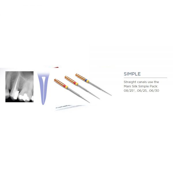 Dentcruise Mani Silk Rotary Files Simple Pack Assorted Pack 21mm-1