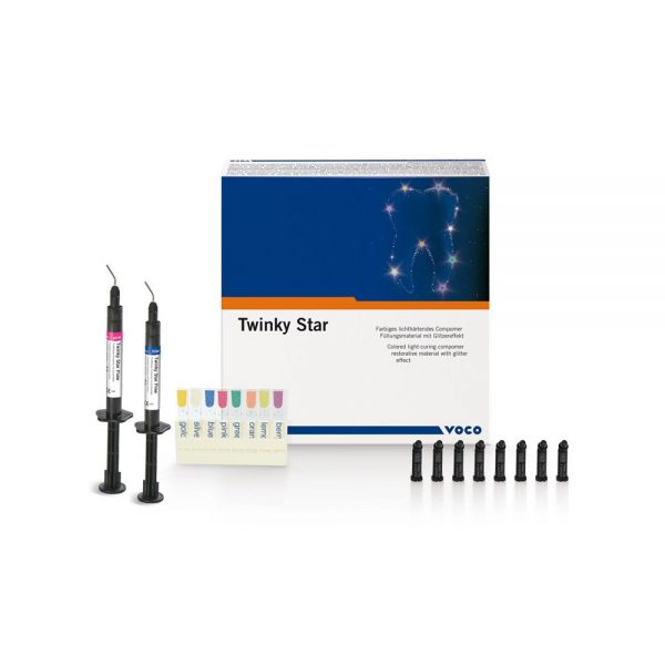 Dentcruise Voco Twinky Star Flow 1 X(2g) Coloured Light-Curing Compomer Glitter Effect Dent